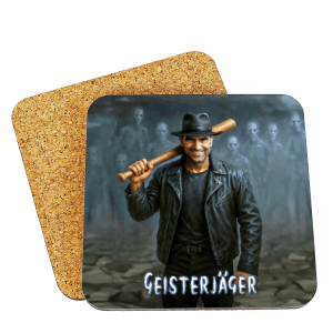 Korkuntersetzer "Geisterjäger" (ohne Zombie)