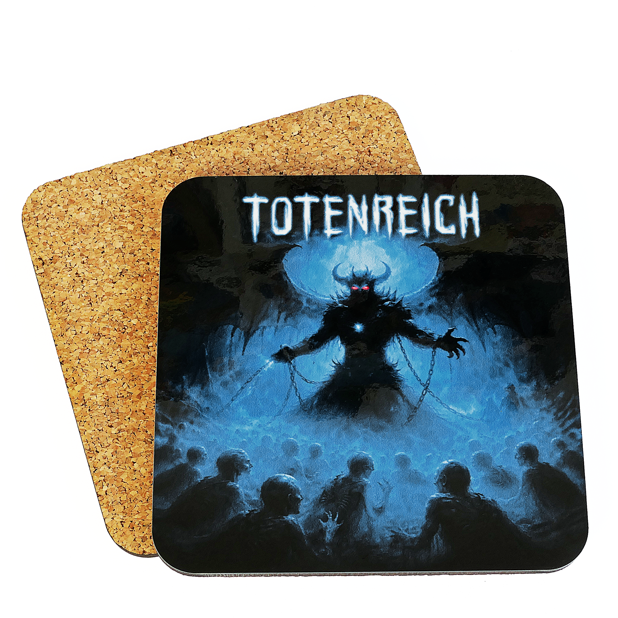Korkuntersetzer "Totenreich" – Bild 1