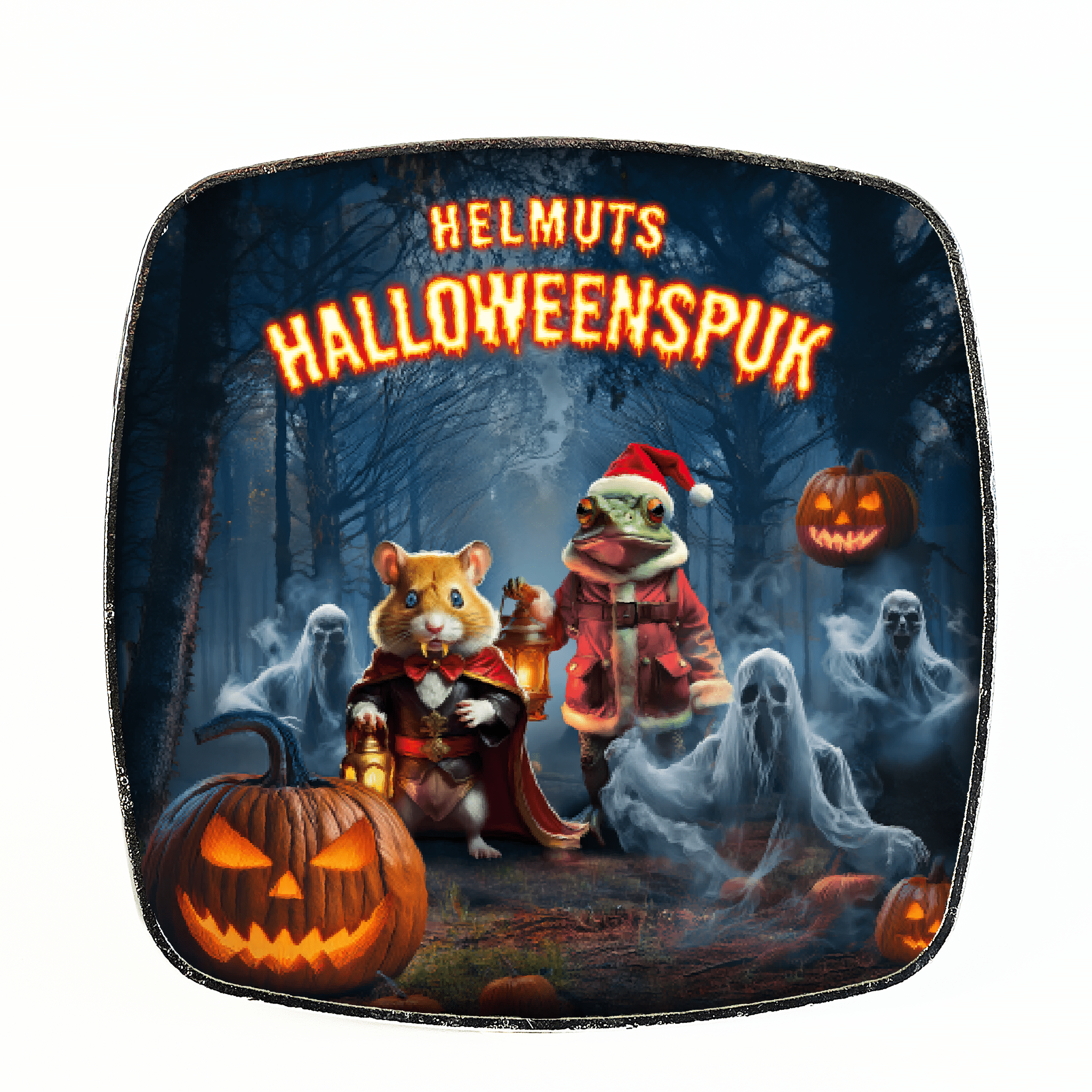 Kühlschrank-Magnet "Helmuts Halloweenspuk" - Version 2 – Bild 1