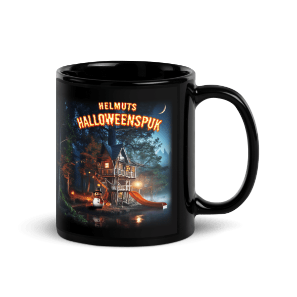 Helmuts Halloweenspuk - Tasse schwarz