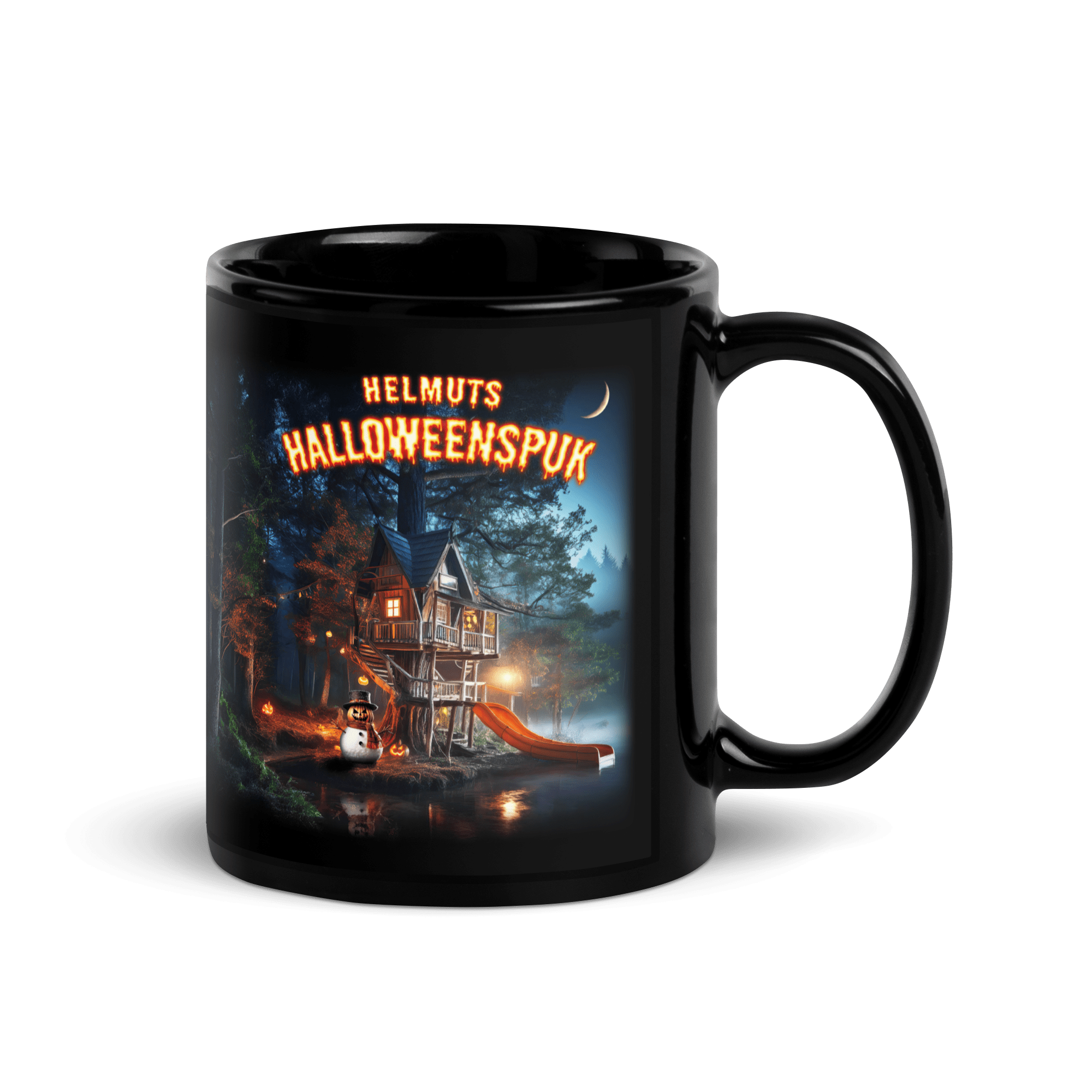 Helmuts Halloweenspuk - Tasse schwarz – Bild 1